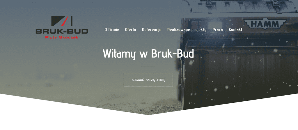 Bruk Bud strona, strony internetowe Białystok