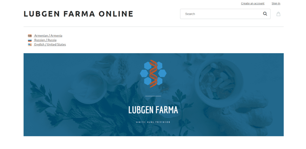 strona Lubgen Farma Shop, strony internetowe Białystok